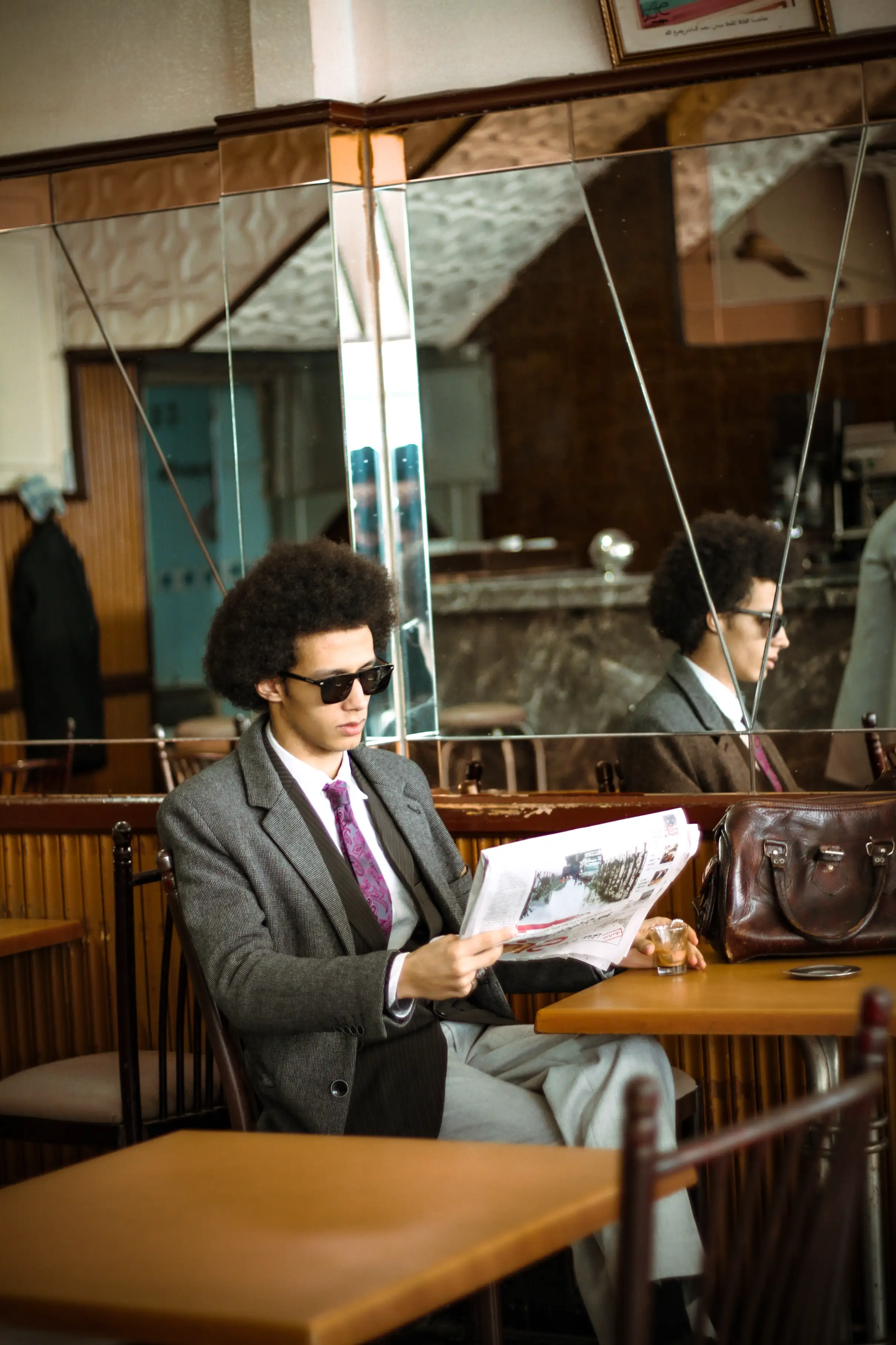 AFTER HOURS NOIR - classic suit portrait photography by Driss Nassiri