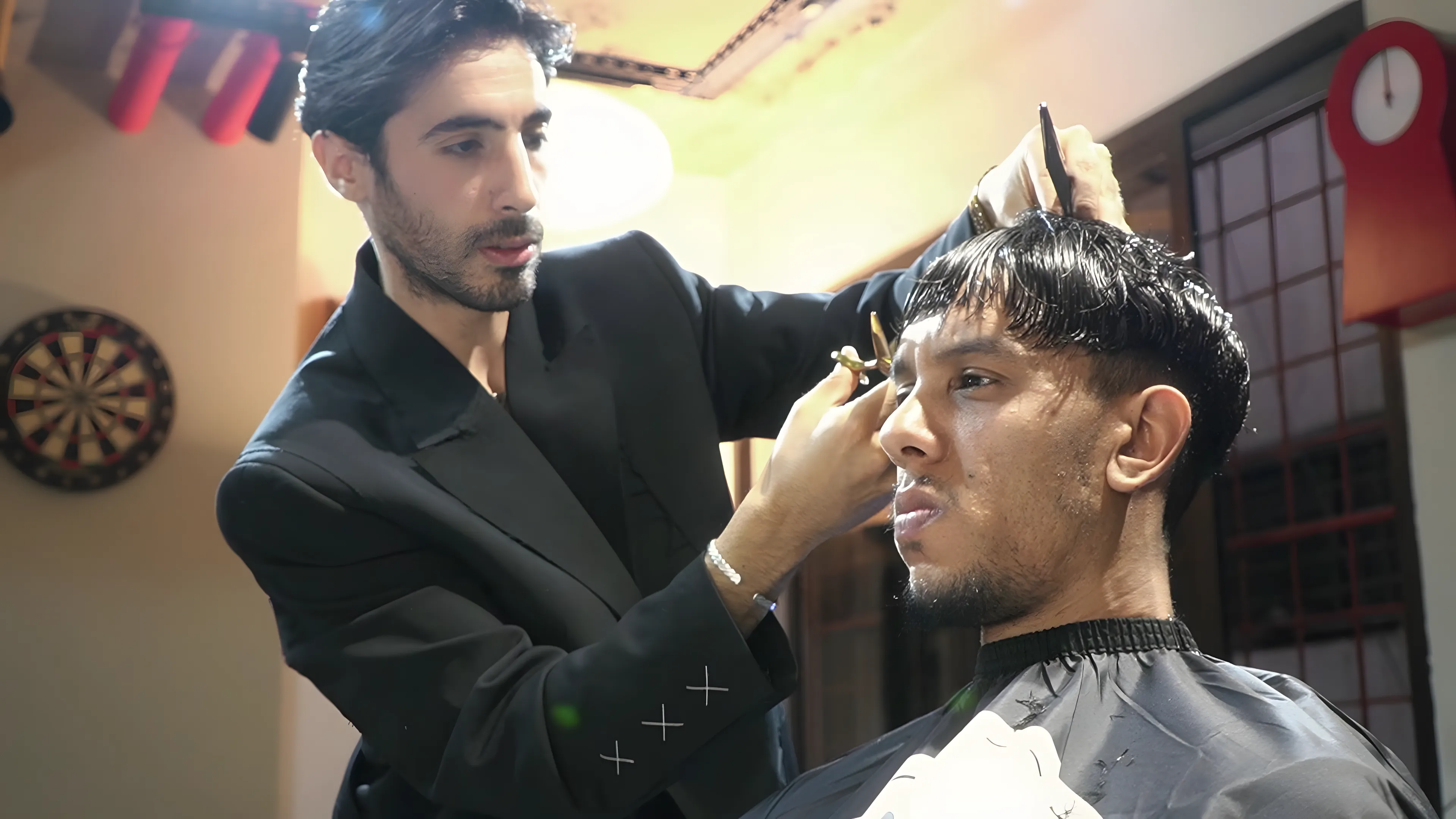 COMEBACK BARBER - hair trimming session photography by Driss Nassiri