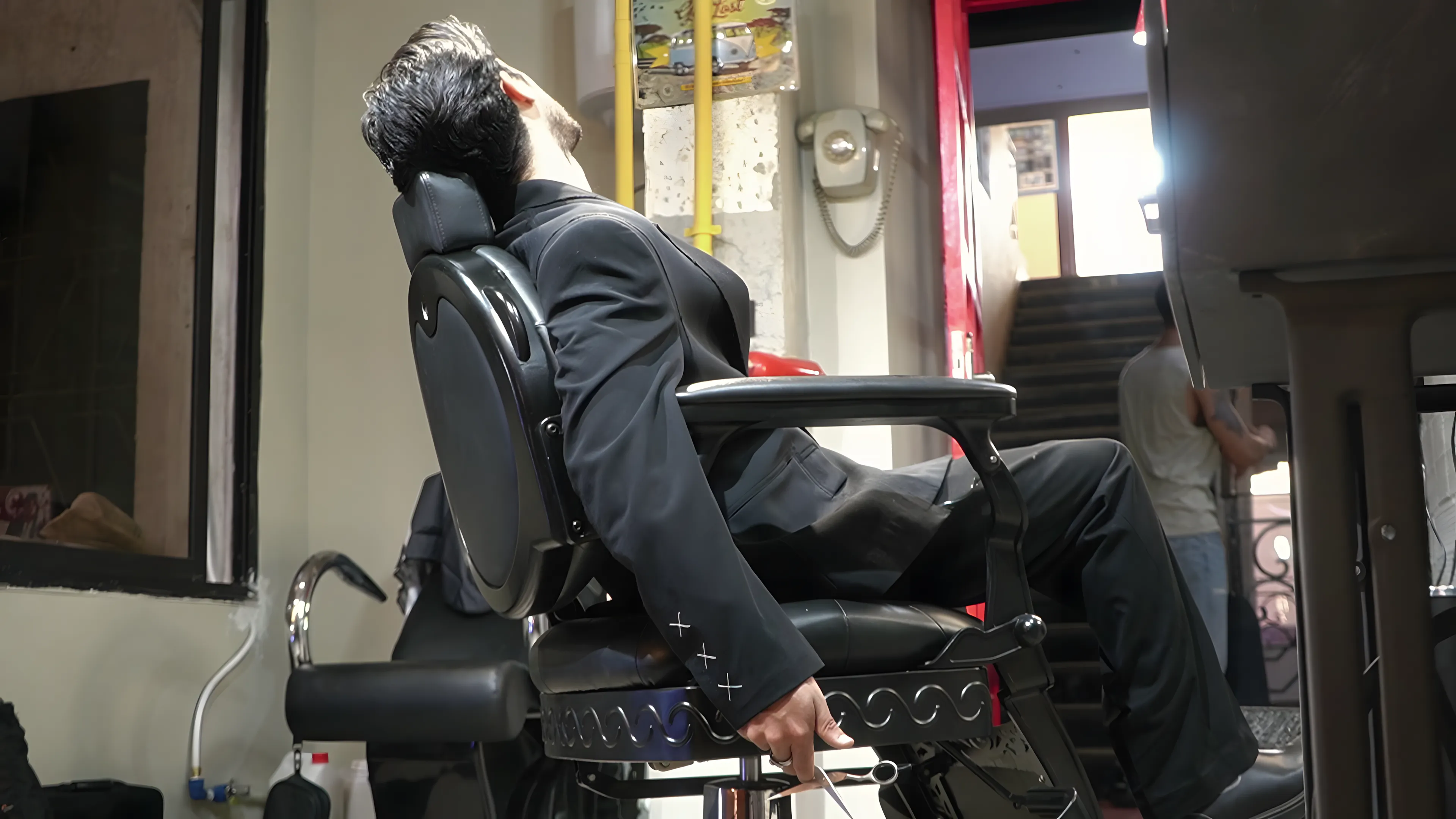 COMEBACK BARBER - lounge chair relaxing photography by Driss Nassiri