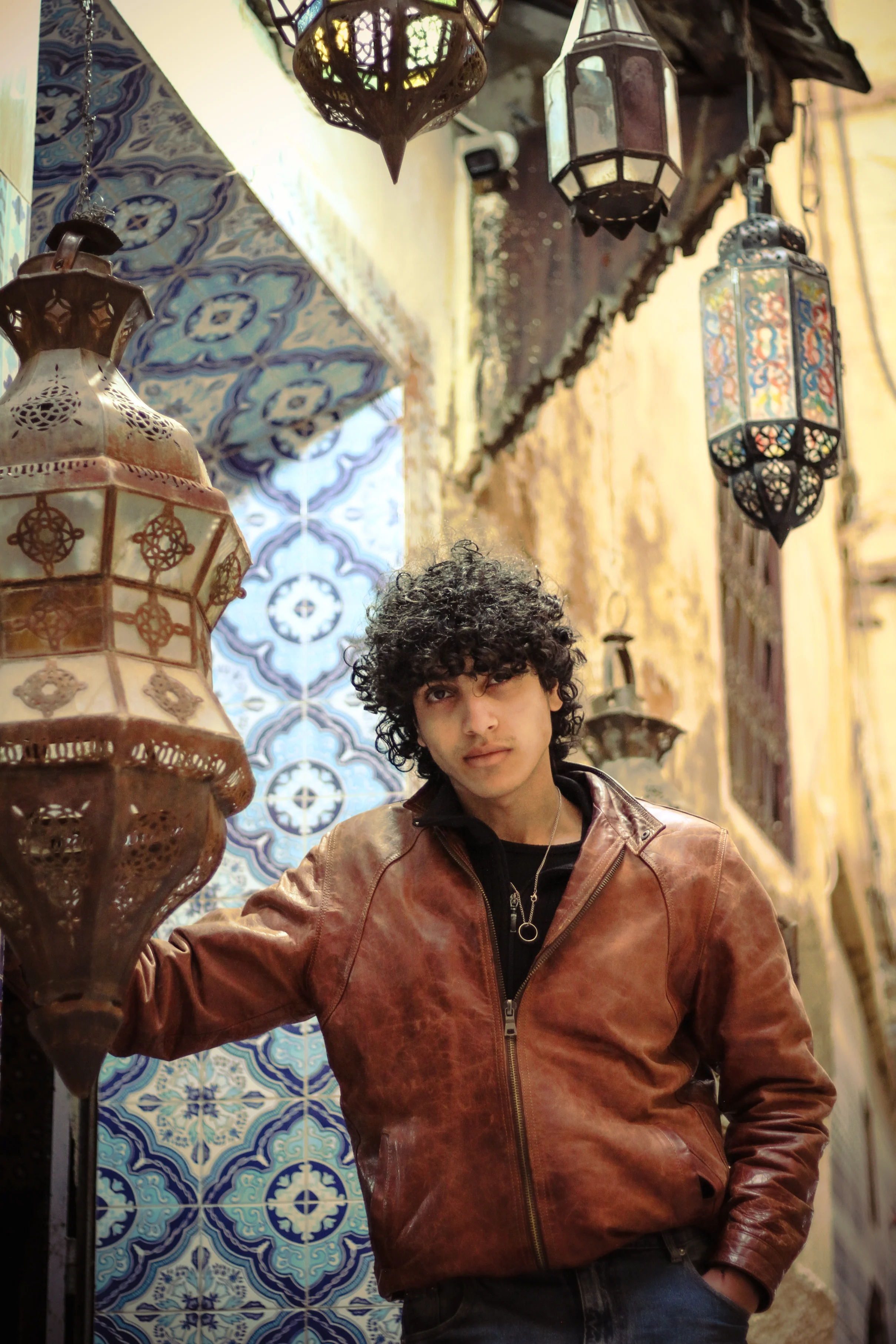 MEKNES MEDINA STILLS - alley fashion candid photography by Driss Nassiri