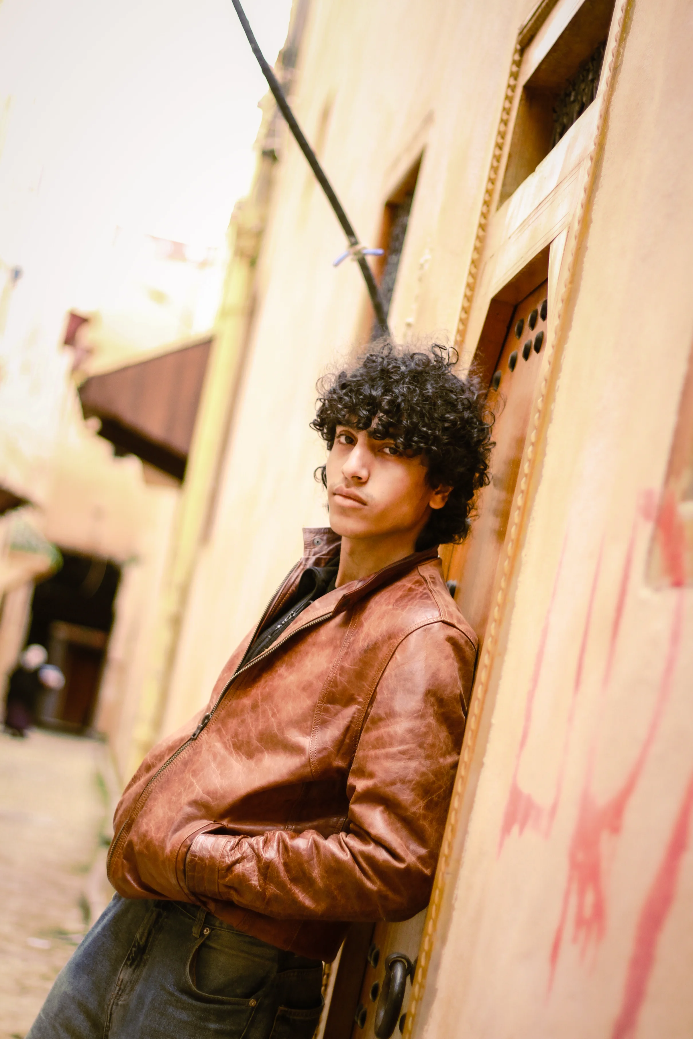 MEKNES MEDINA STILLS - alley fashion shoot photography by Driss Nassiri