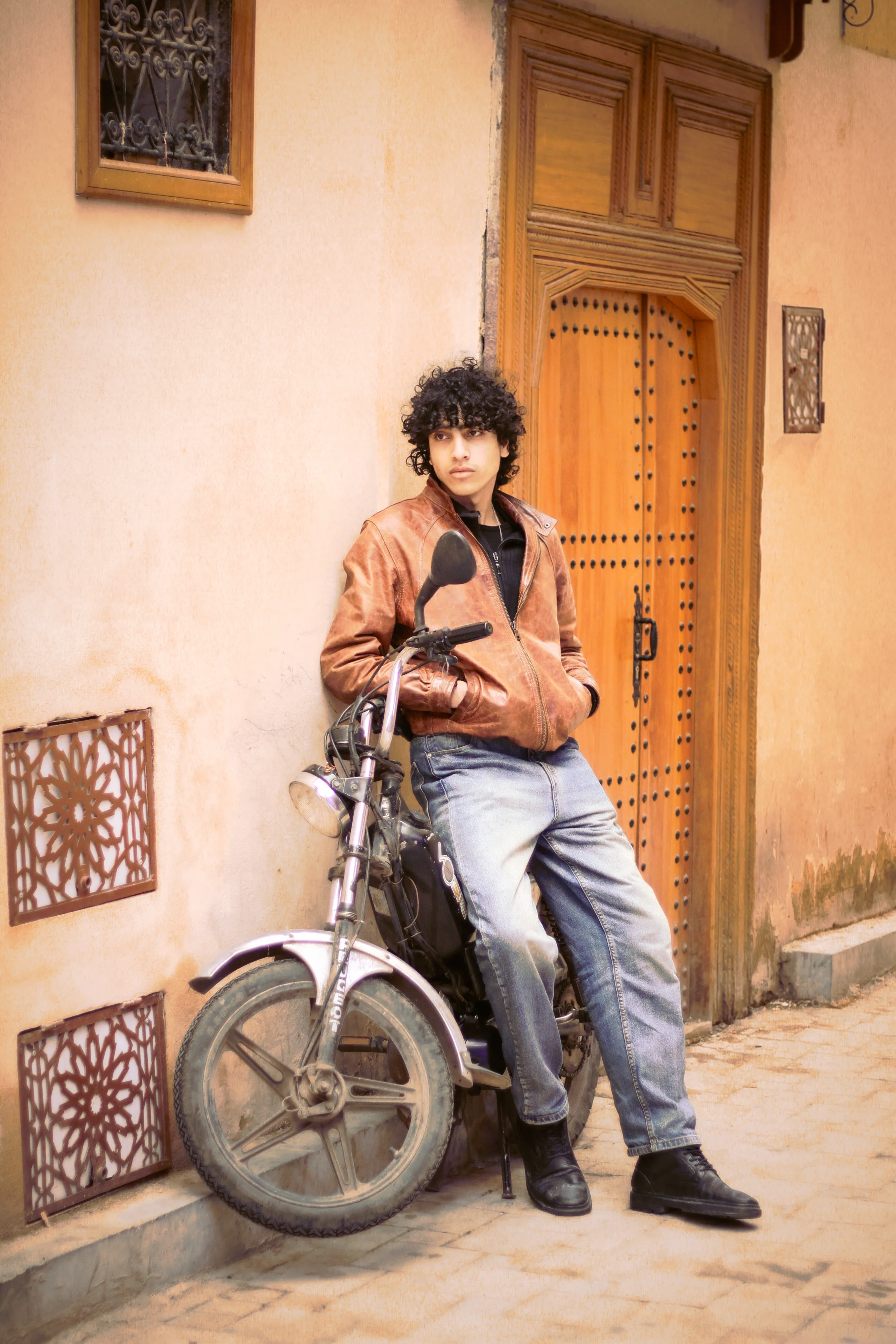 MEKNES MEDINA STILLS - motorcycle street style photography by Driss Nassiri
