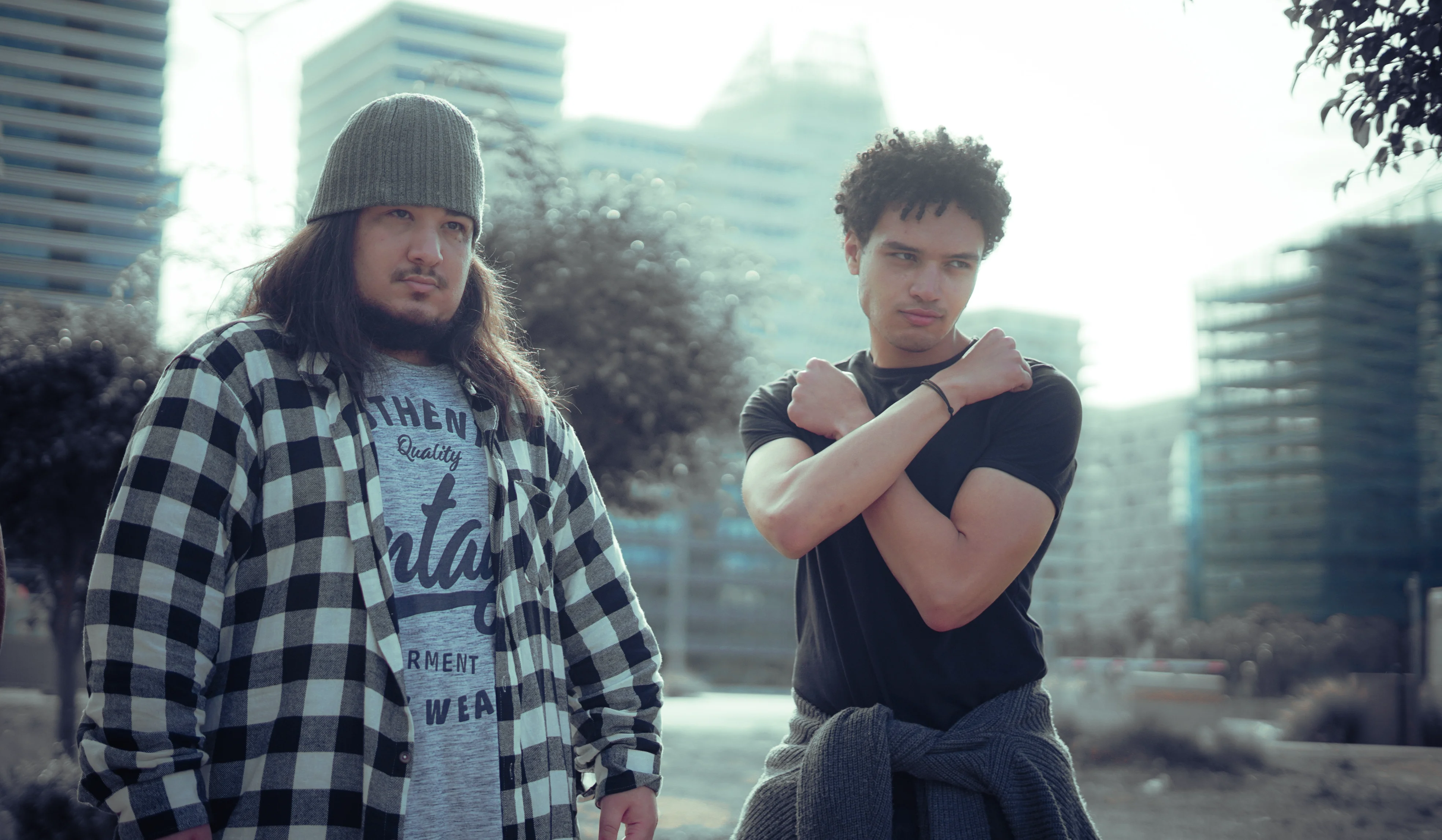 MODELS AGENCY - street fashion duo photography by Driss Nassiri