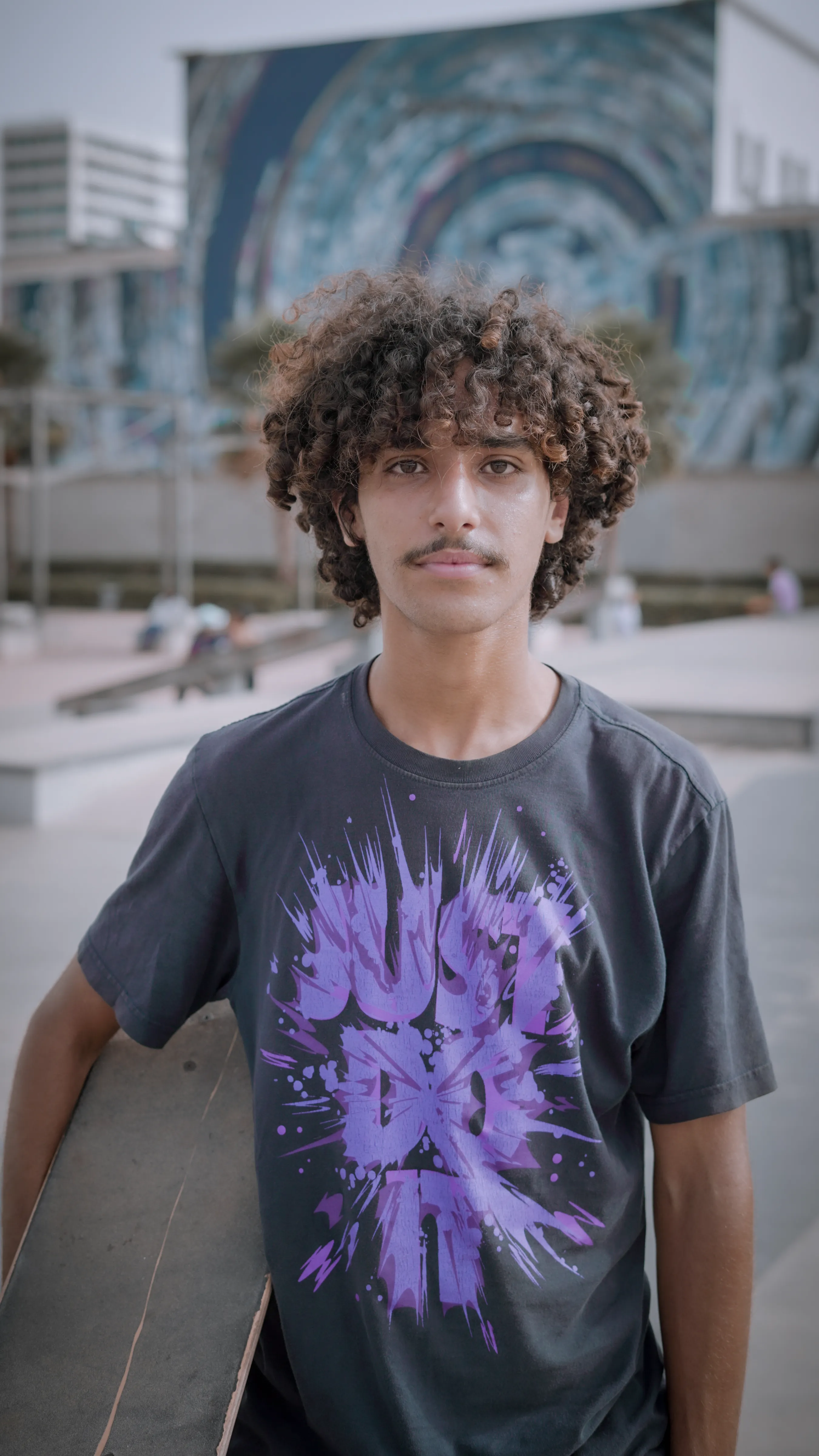 NEVADA - curly hair casual portrait photography by Driss Nassiri