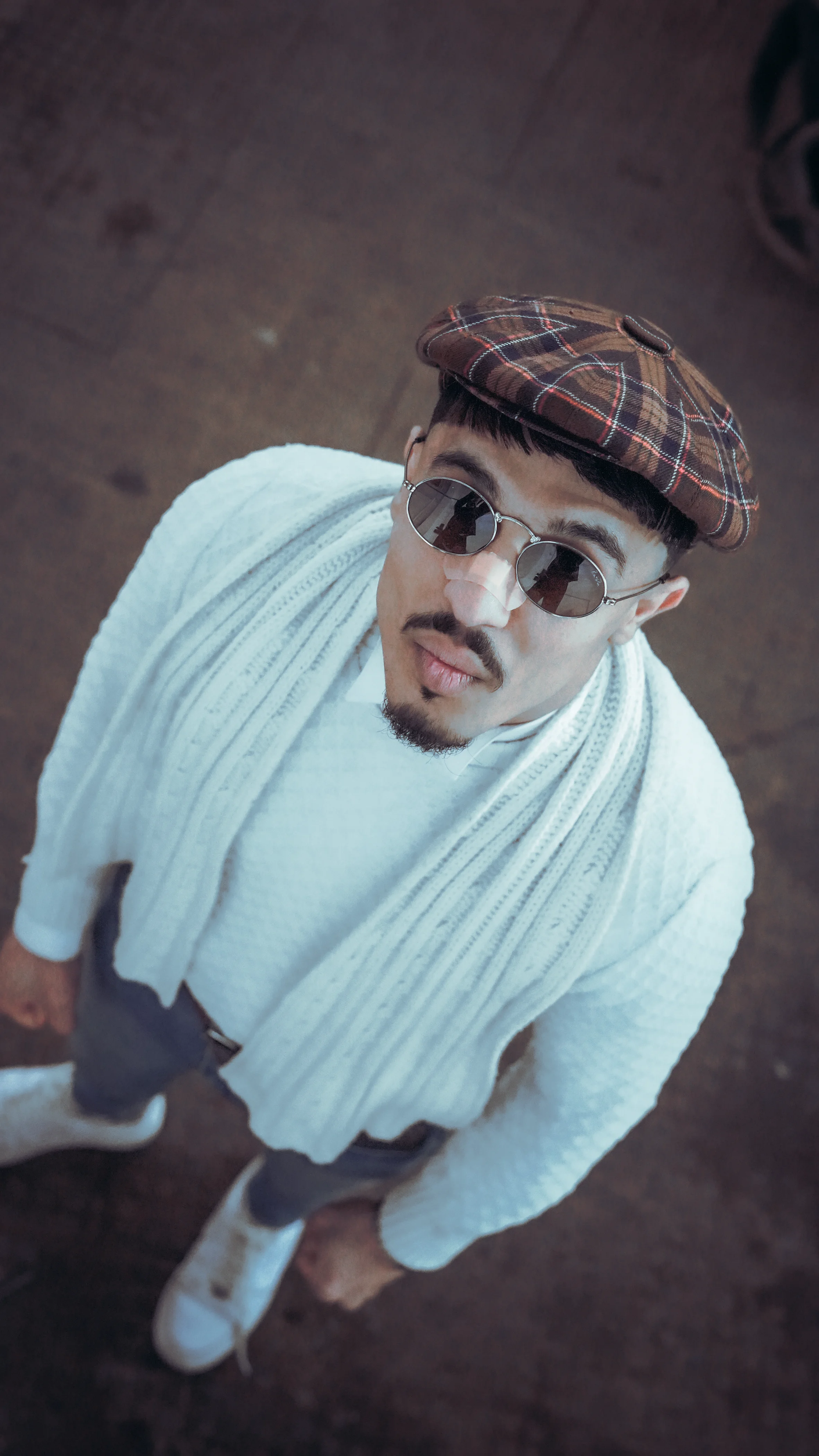 STONES AND STITCHES - high angle fashion photography by Driss Nassiri