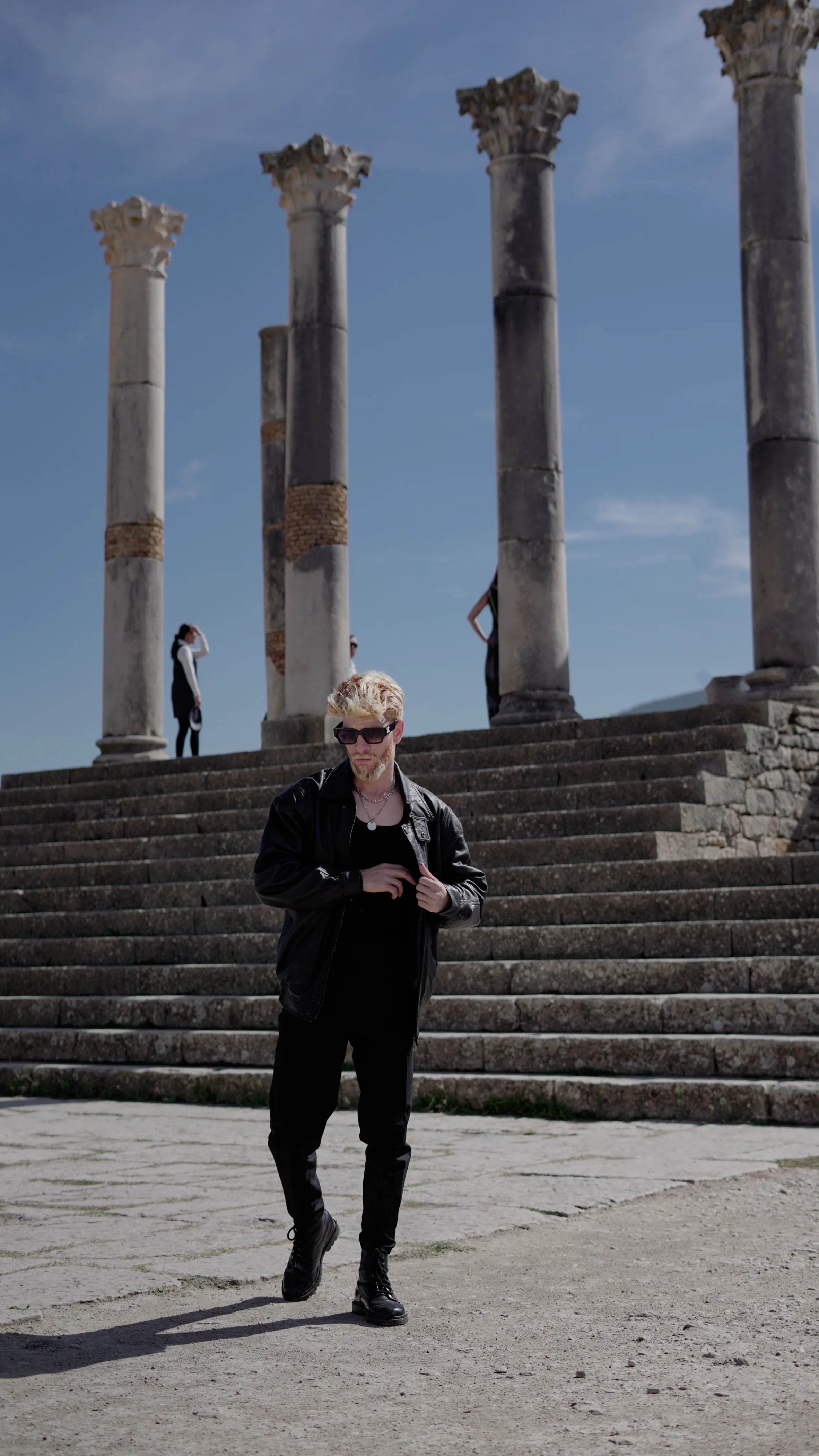 VOLUBILIS - ruins wide shot photography by Driss Nassiri