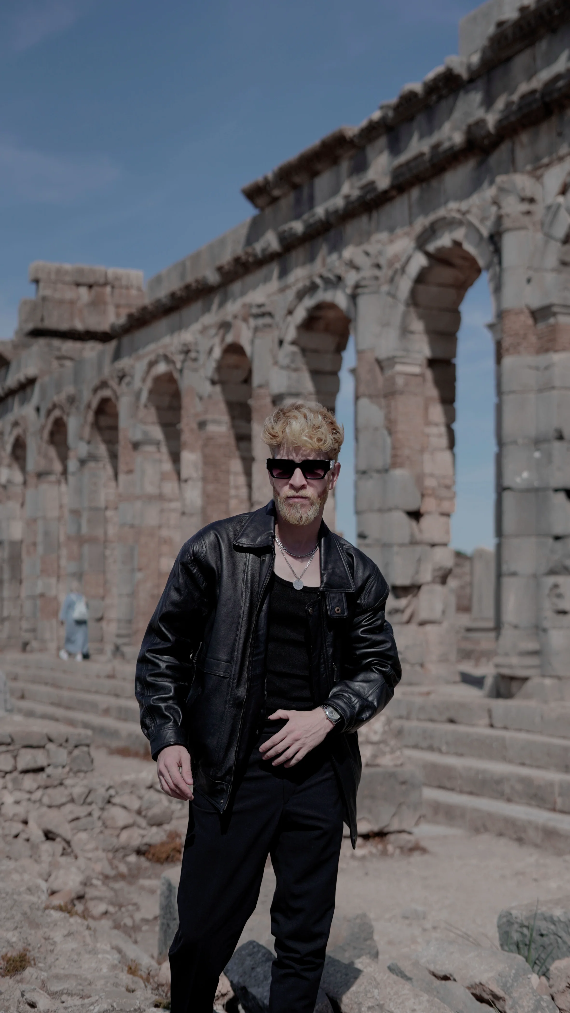 VOLUBILIS - stone arch portrait photography by Driss Nassiri