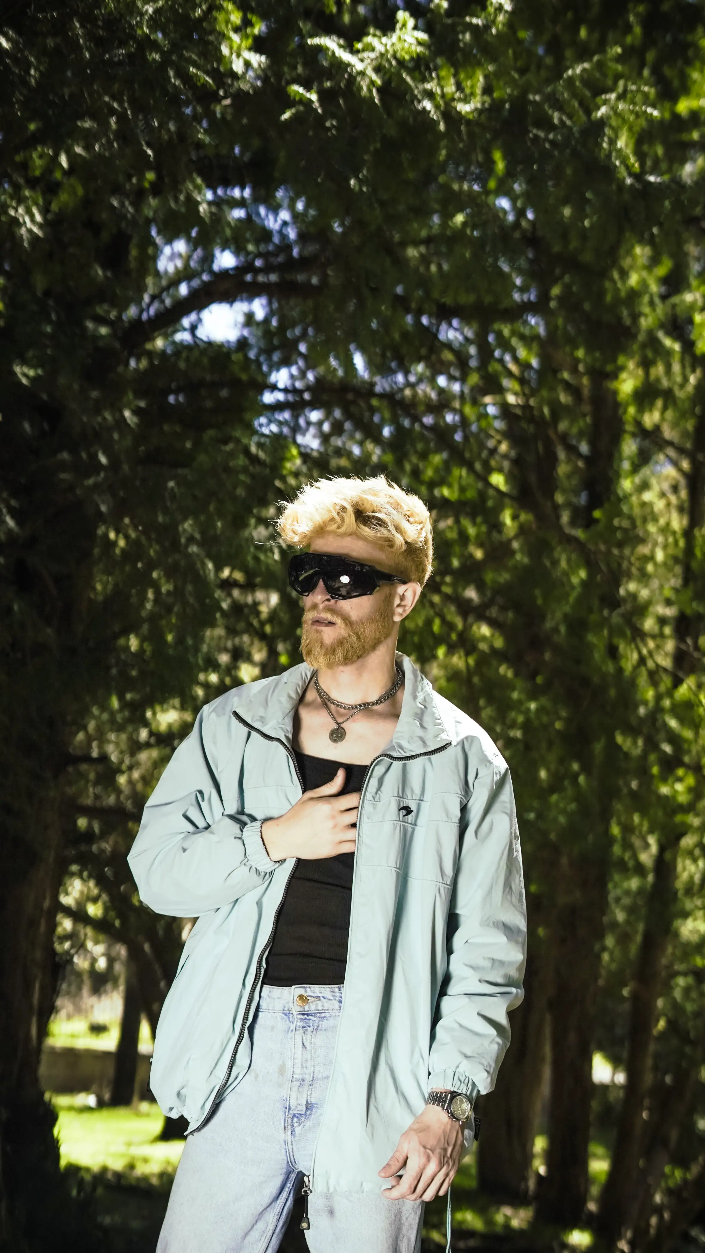WILD QUIET - casual woods pose photography by Driss Nassiri