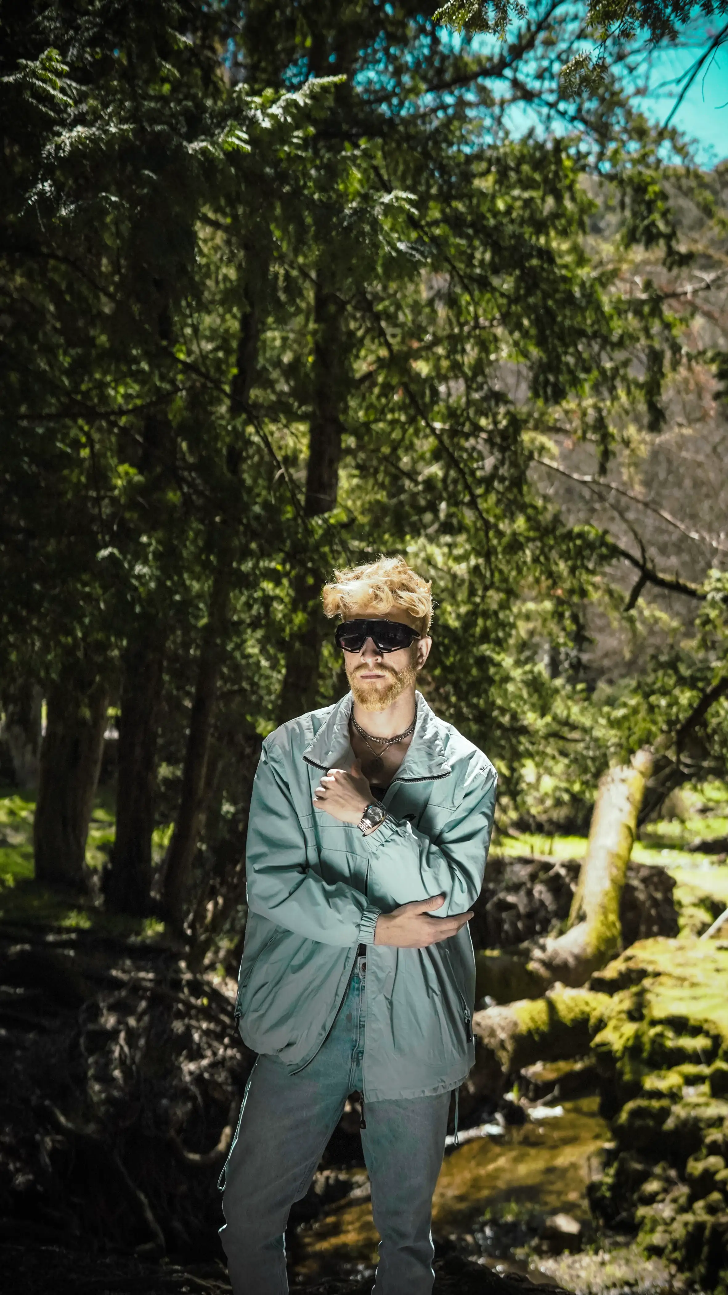 WILD QUIET - forest fashion portrait photography by Driss Nassiri
